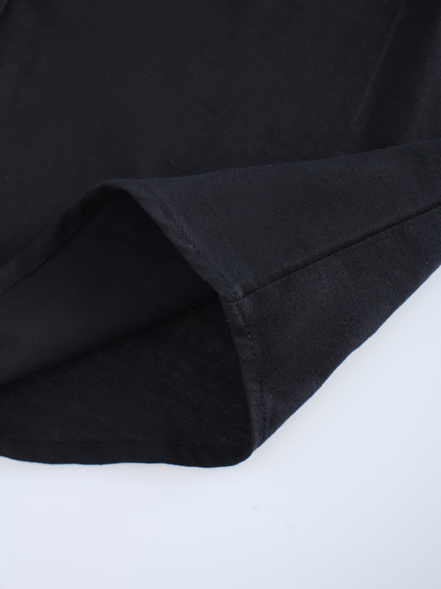 Linen Blouse-Black