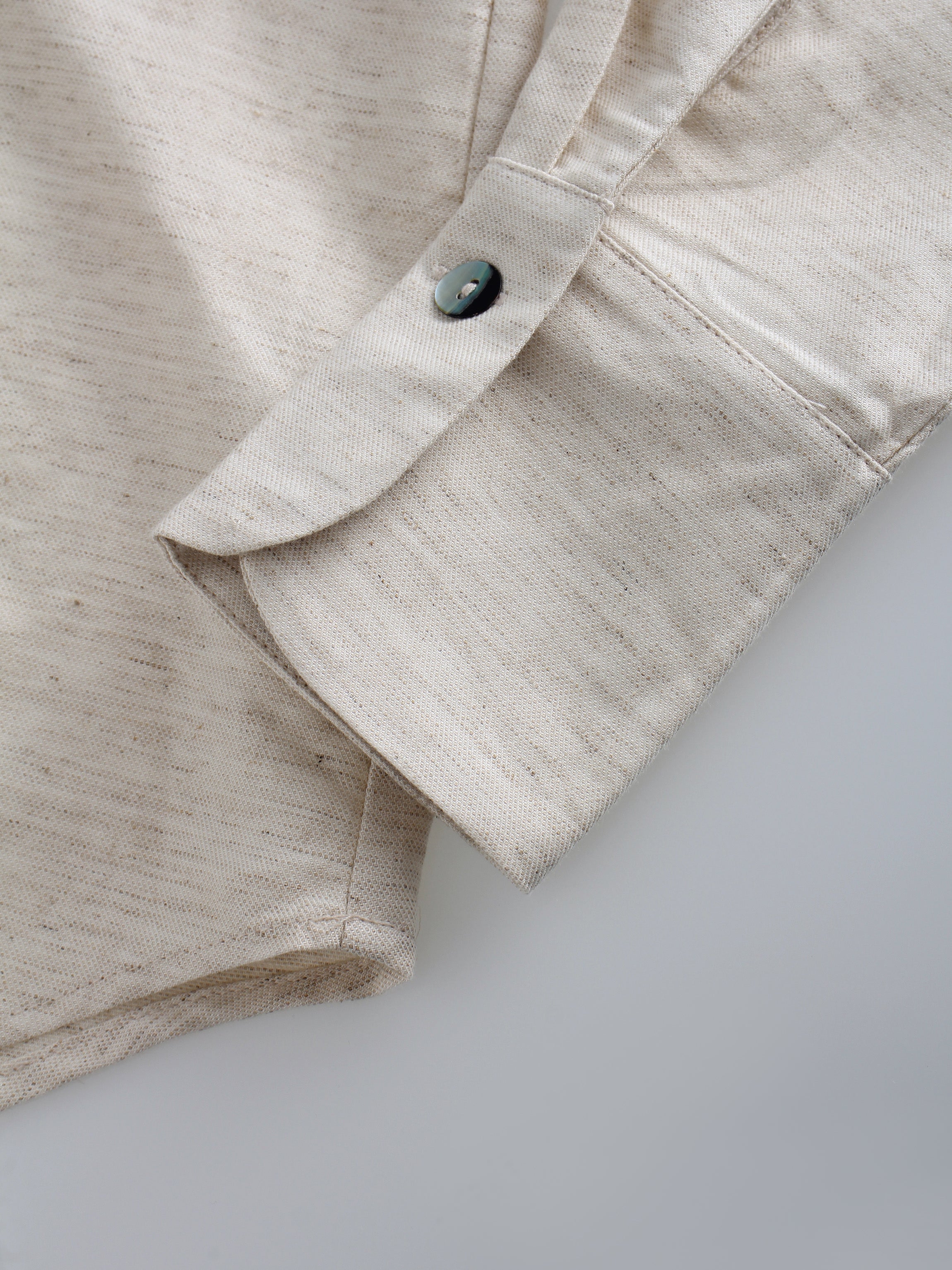 Linen Blouse-Oatmeal