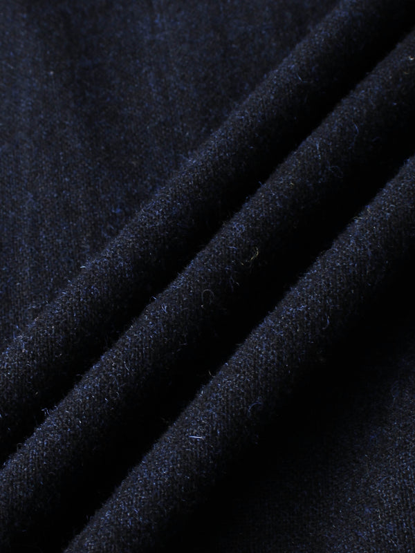 Buckle Pleat Skirt - Navy