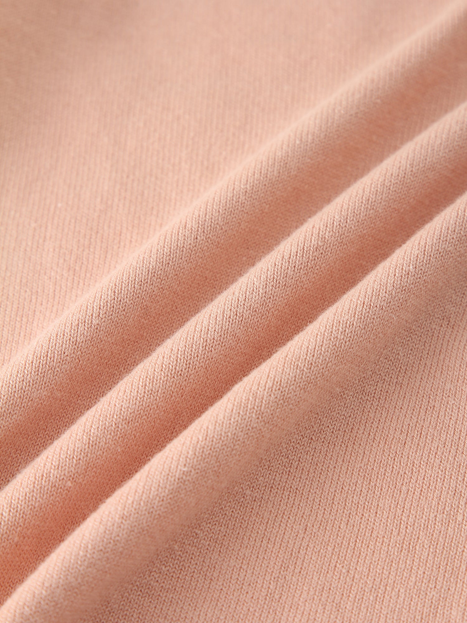 Thin Knit Crew Sweater-Peach