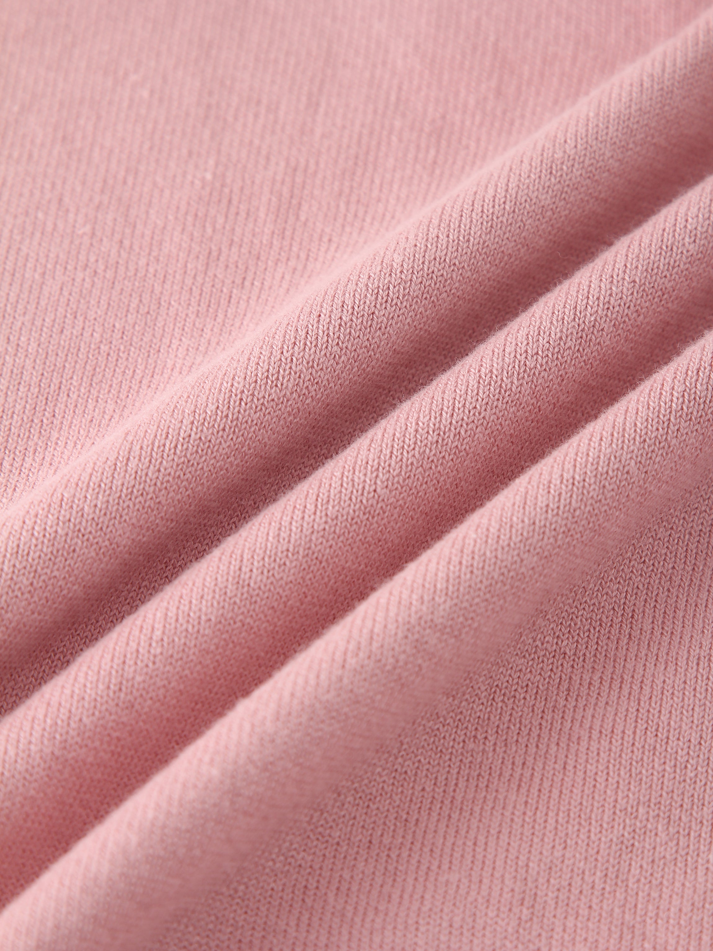 Thin Knit Crew Sweater-Pink