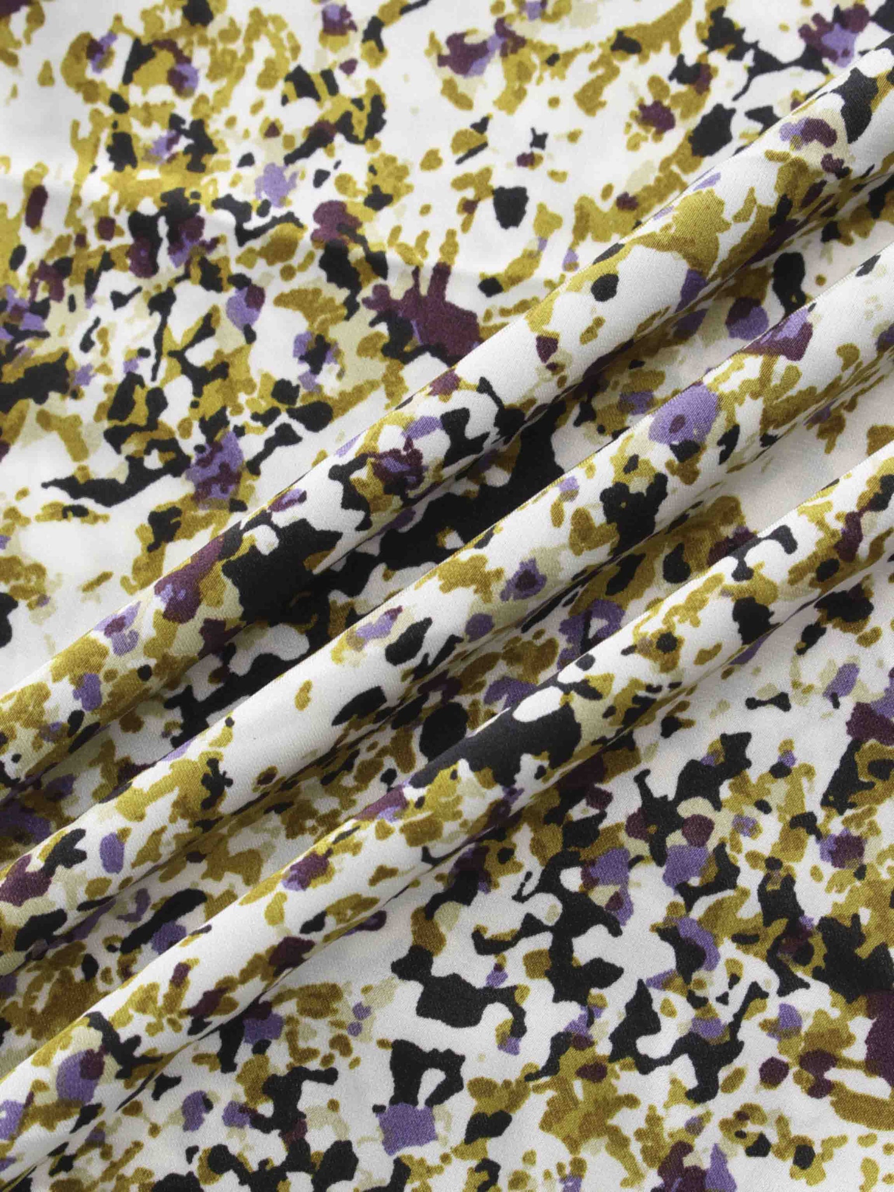 Printed Crew Neck Slip Dress-Specks of Floral