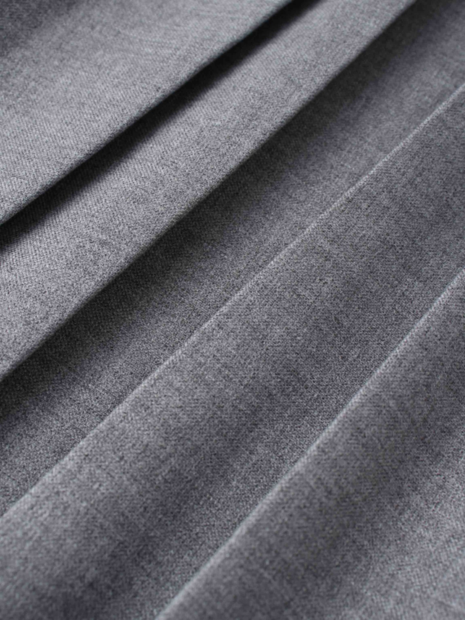 Marni Pleated Skirt 37&quot;-Heathered Grey