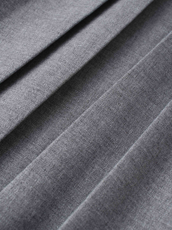 Marni Pleated Skirt 37"-Heathered Grey