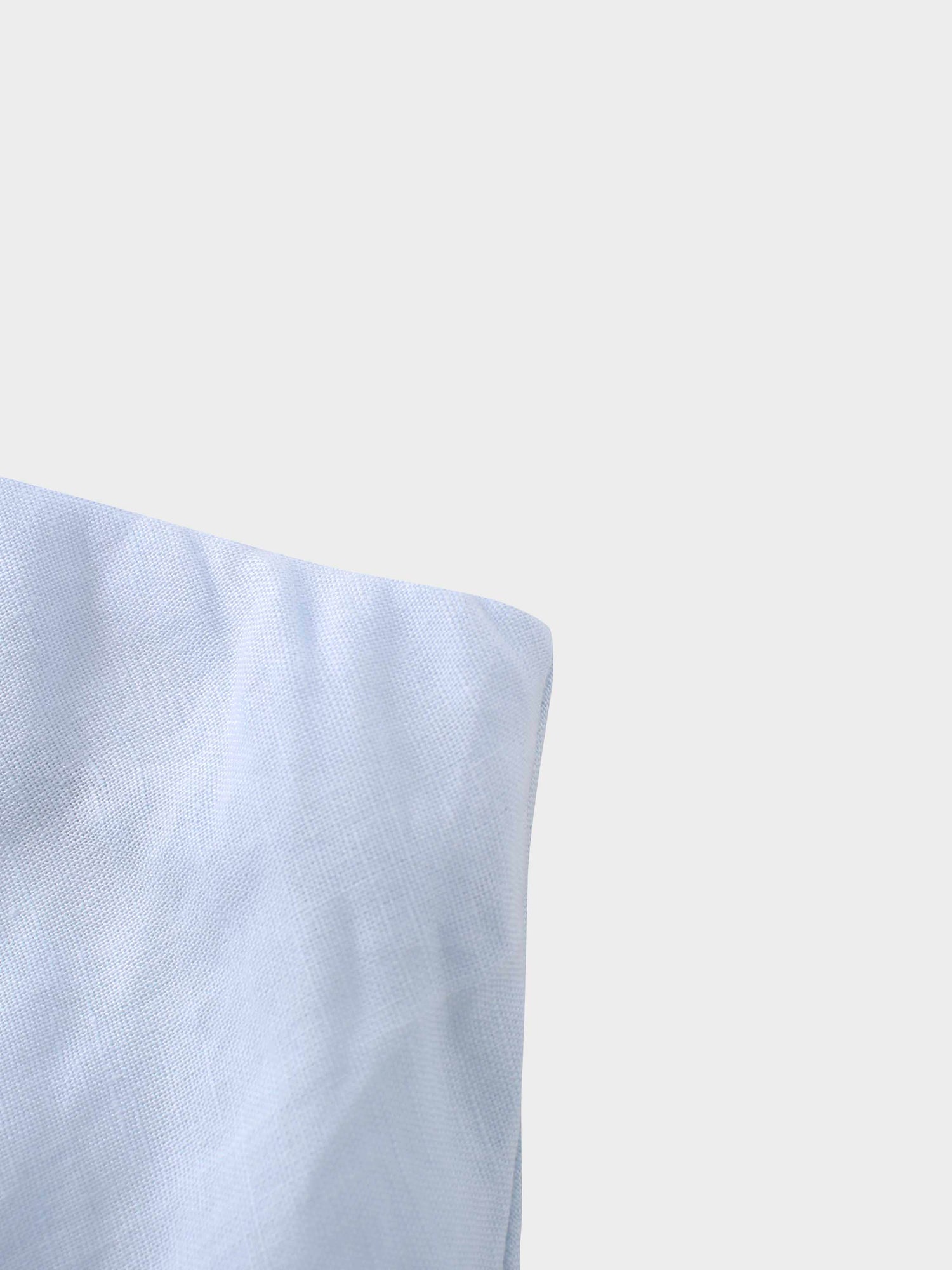 Lace Cutout Skirt-Light Blue