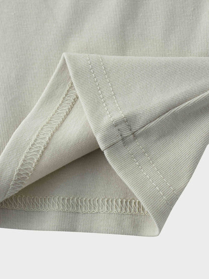 CLASSIC TEE LONG SLEEVE-BEIGE