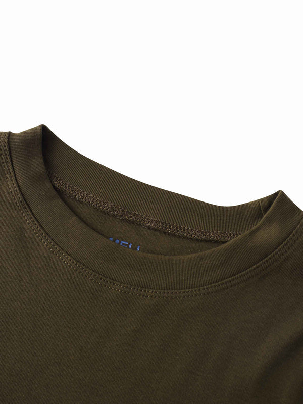 CLASSIC TEE LONG SLEEVE-CHOCOLATE BROWN