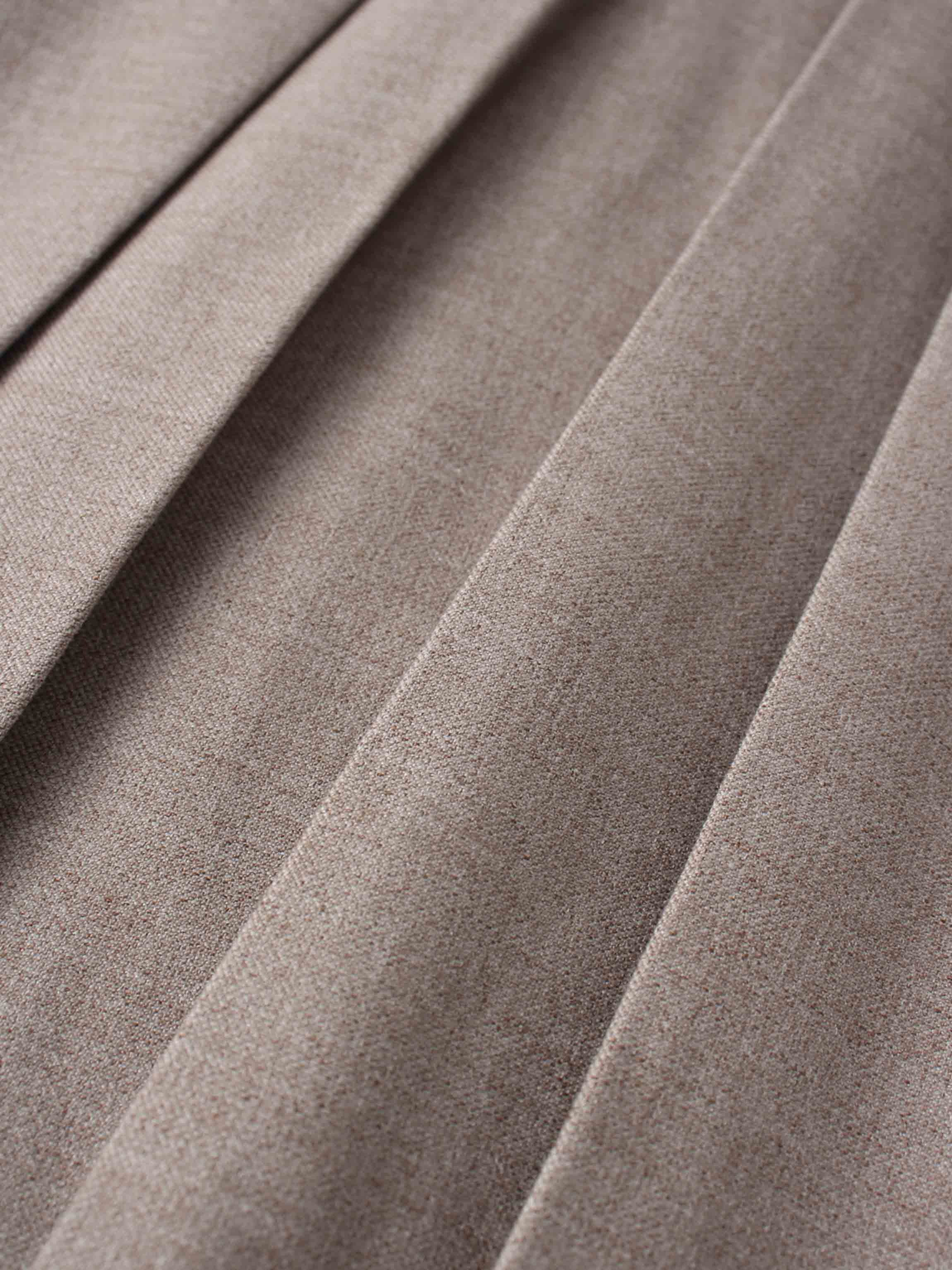 Marni Pleated Skirt 37&quot;-Mocha Mousse