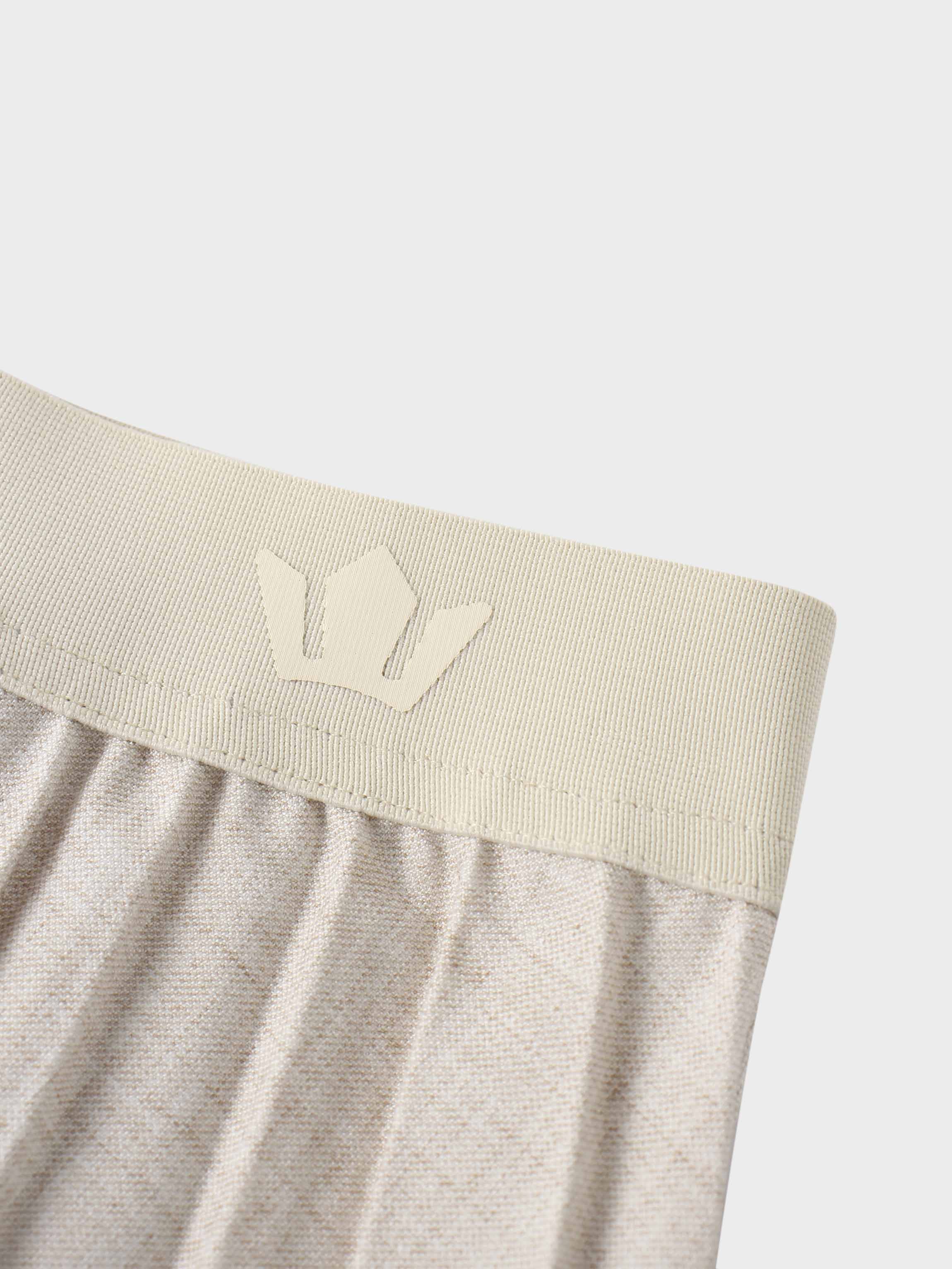 Marni Pleated Skirt 37&quot;-Oatmeal