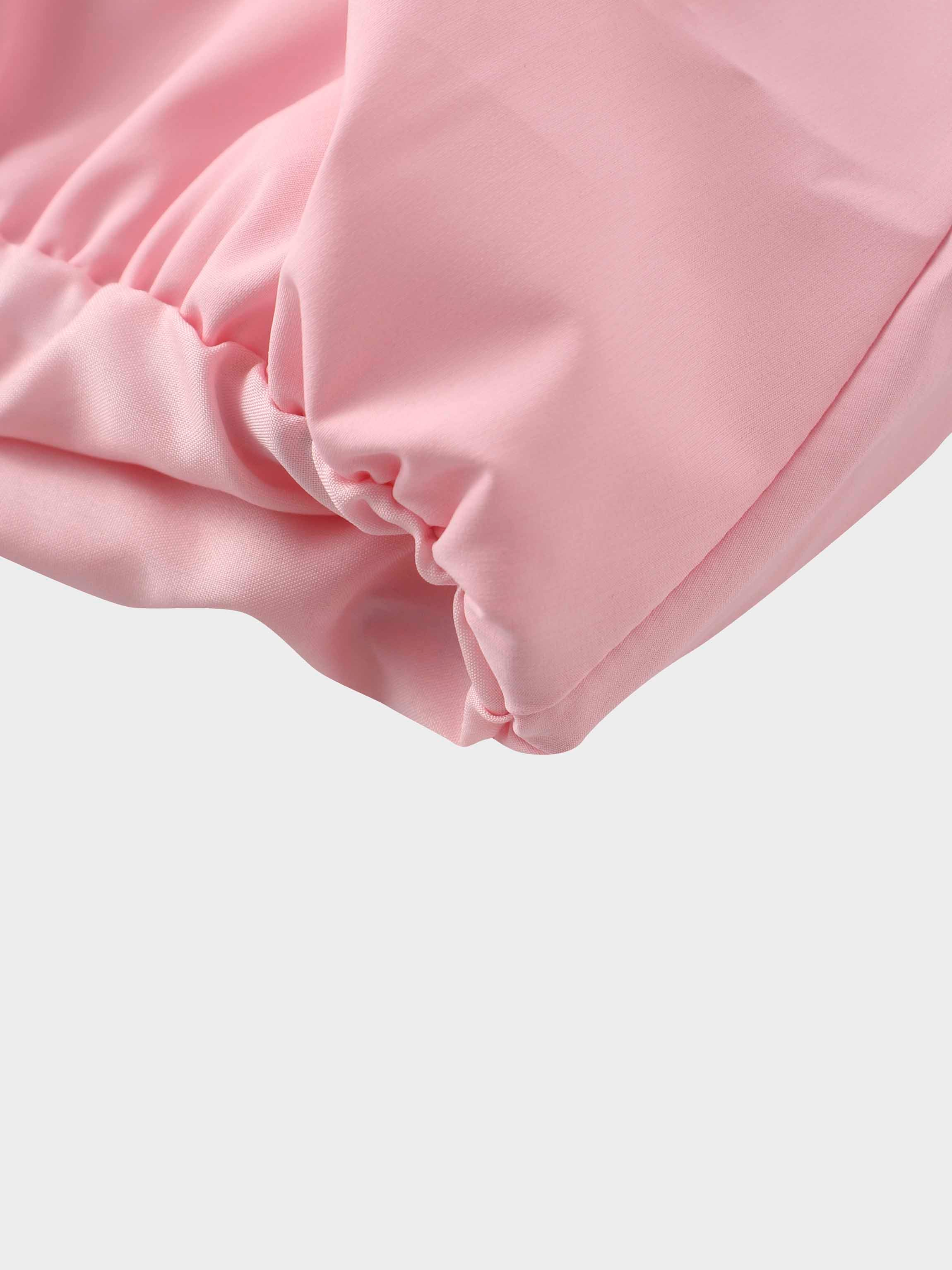 Taffeta Bubble Skirt-Pink