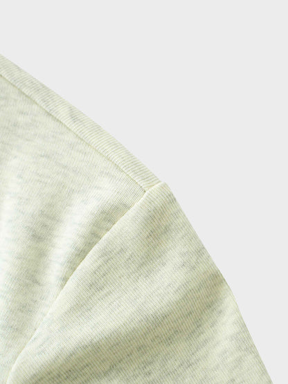 CLASSIC TEE LONG SLEEVE-YELLOW HEATHERED