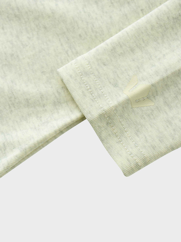 CLASSIC TEE LONG SLEEVE-YELLOW HEATHERED