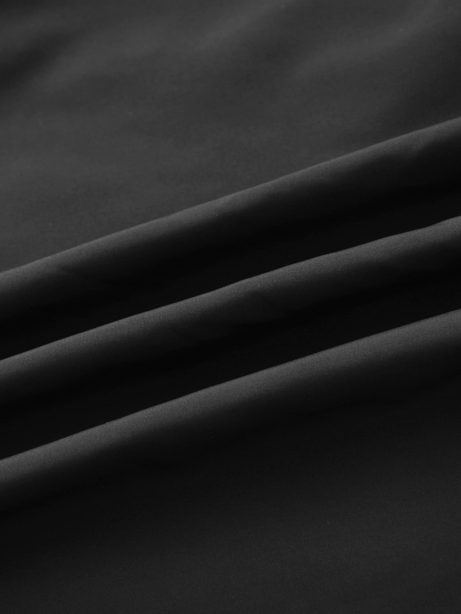 Taffeta Bubble Skirt-Black