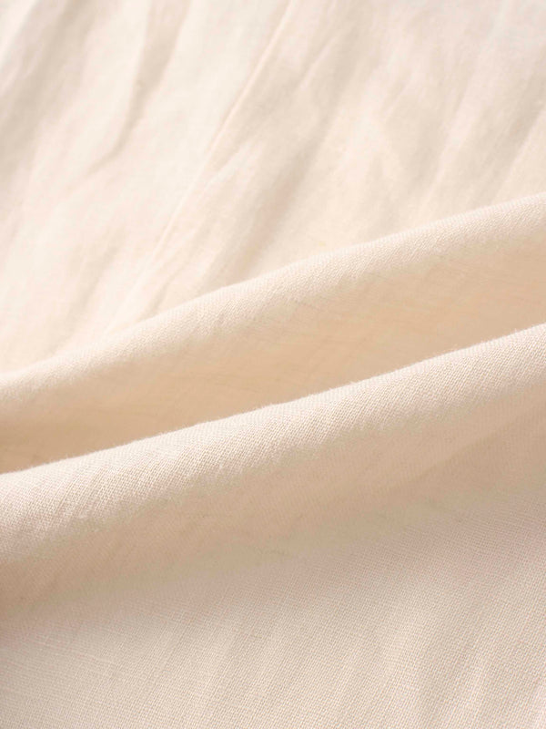 Linen Blazer-Ecru