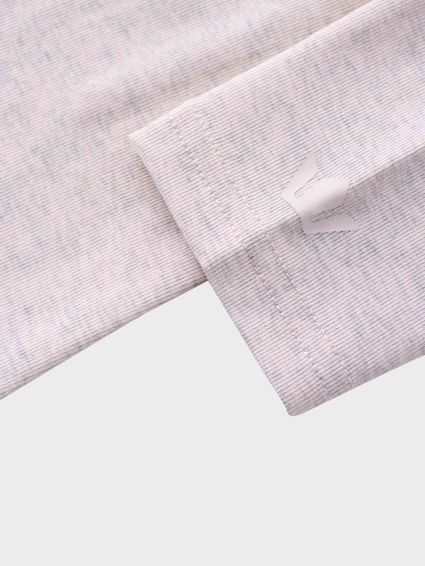CLASSIC TEE LONG SLEEVE-PINK HEATHERED