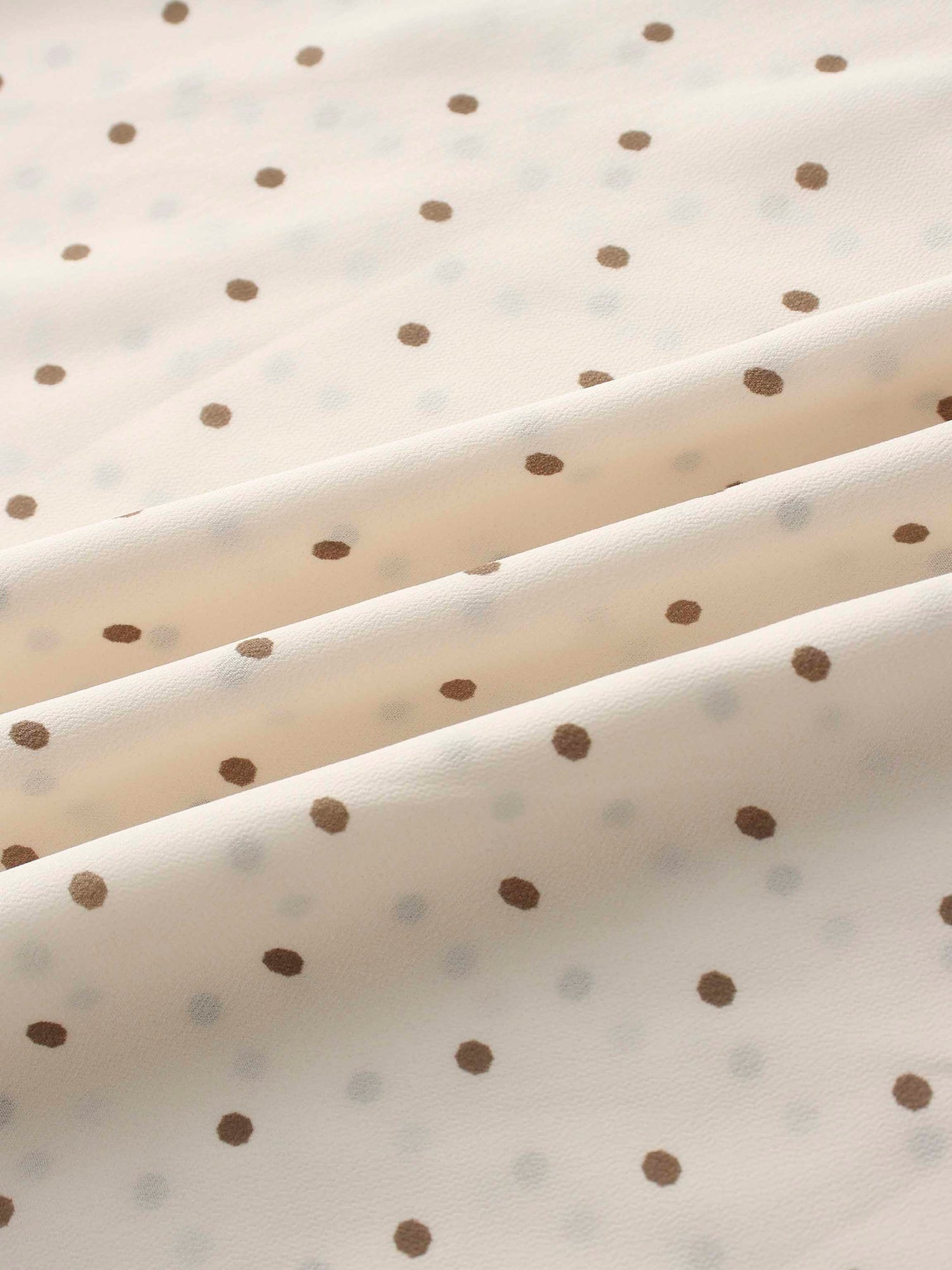 Katie Dress-Cream Polka Dot