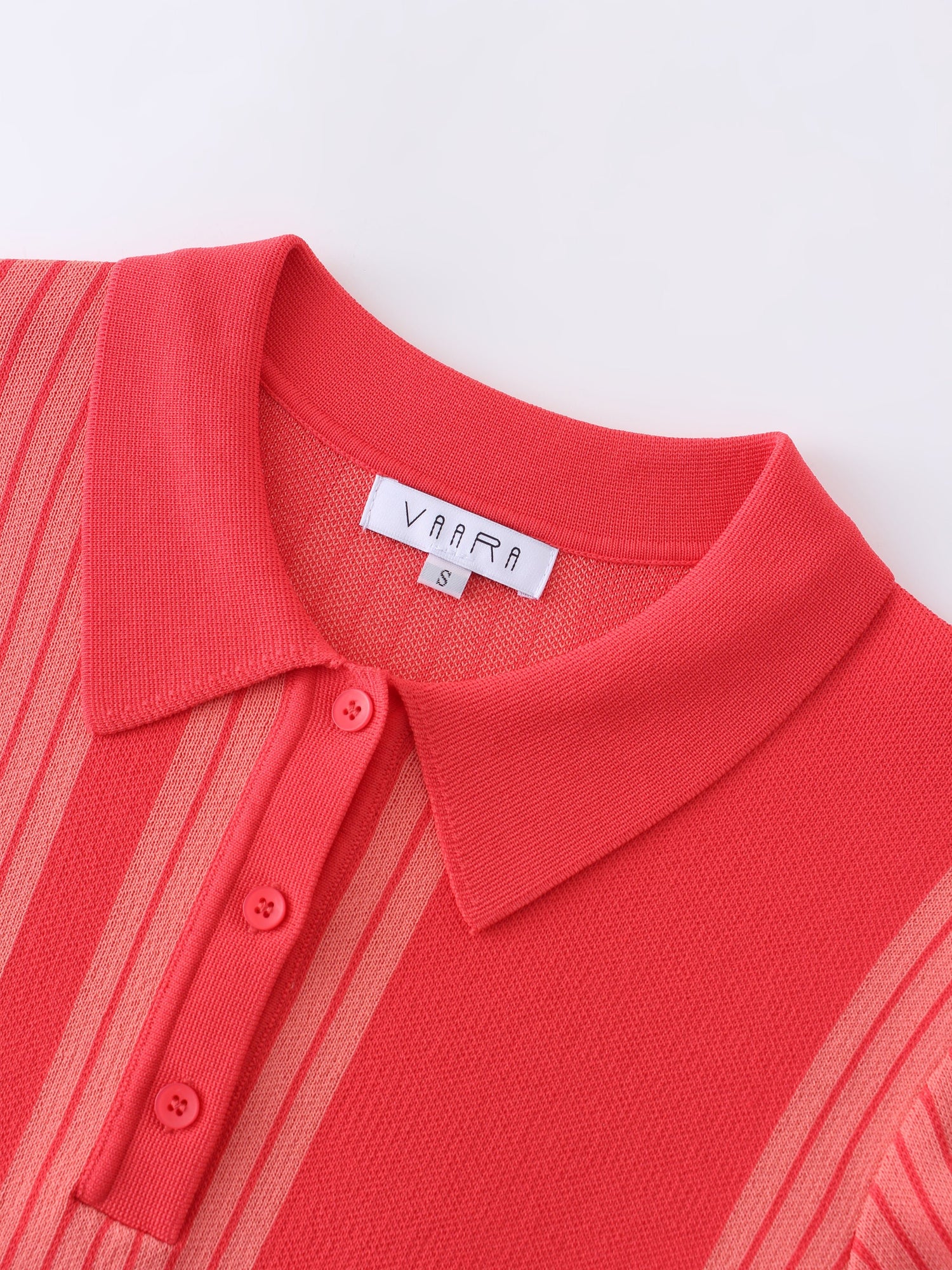 Jersey Polo Rayas Mixtas-Coral