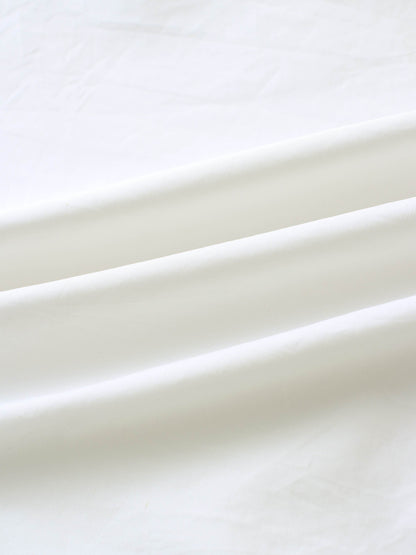Pleated Sleeve Detail Blouse-White