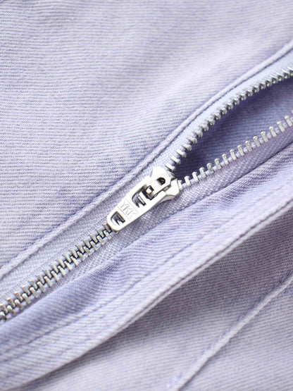 Stitched Pleated Skirt-Lavender