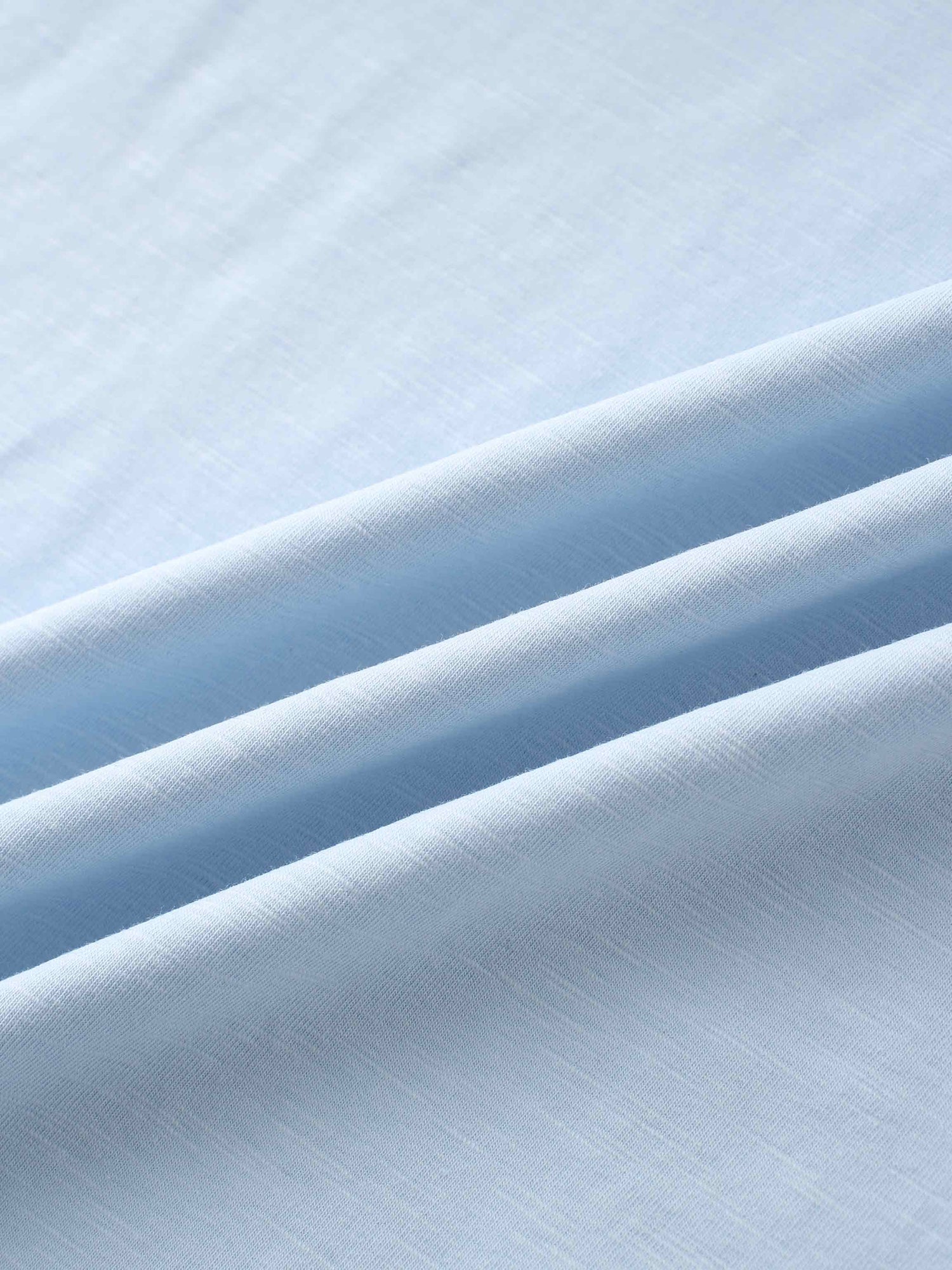 Crew Bomber Tee-Light Blue
