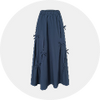 Light blue designer skirt for women
