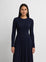 LIGHTWEIGHTRIBBED CARDIGAN NAVY 1023