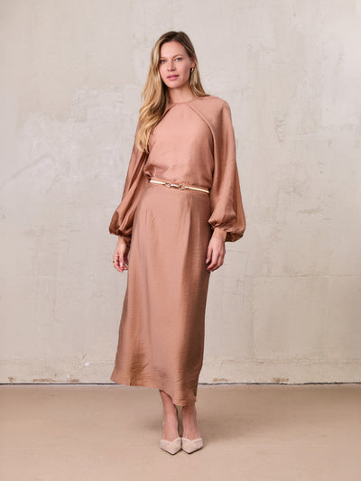 Lily Skirt-Pecan