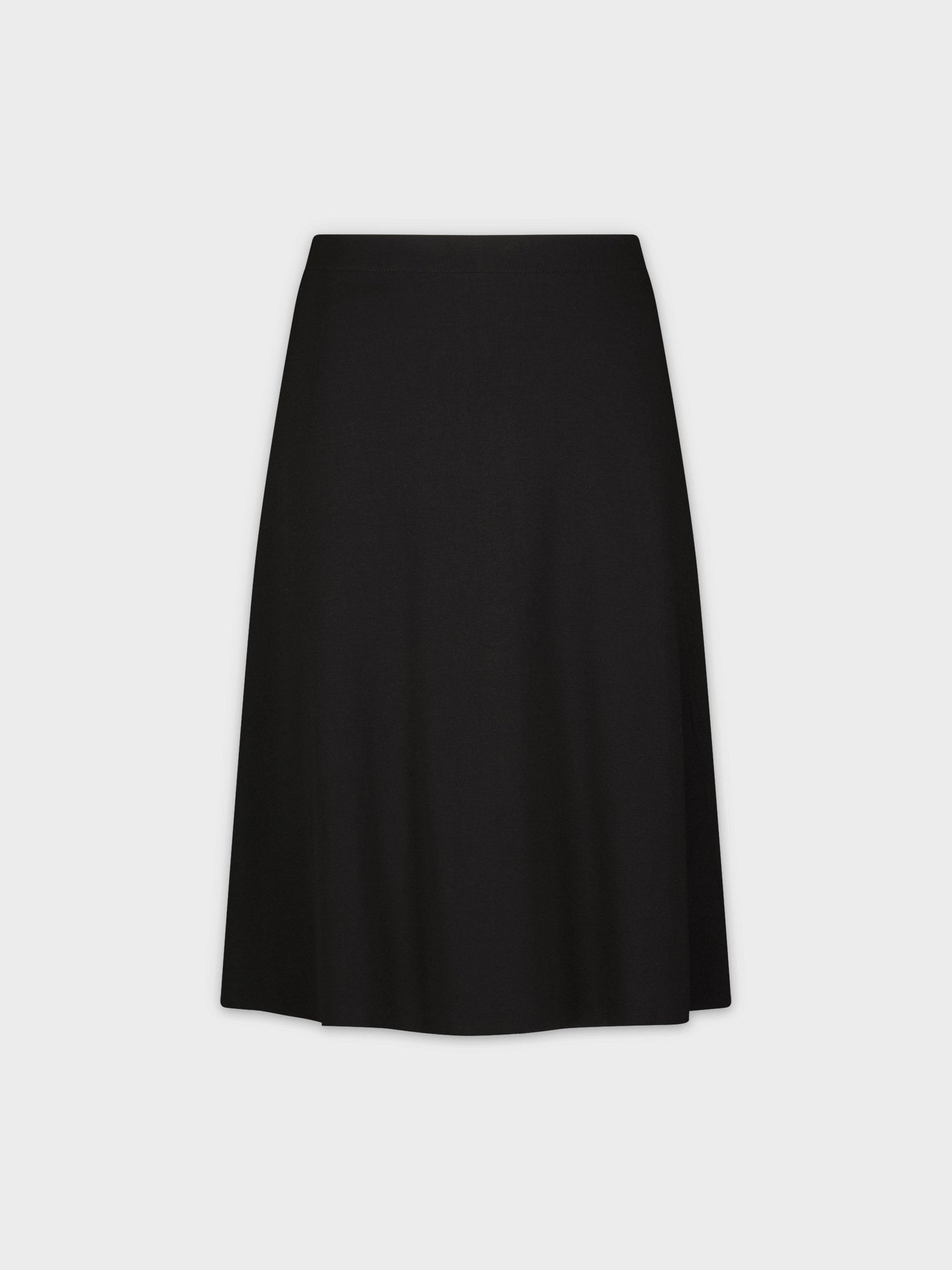 LIGHTWEIGHT 3 PANEL SKIRT-BLACK 29&quot;