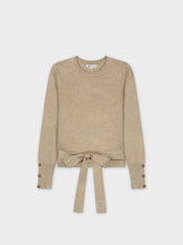 Wrap Tie Sweater-Taupe