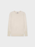 BASIC CREW SWEATER (LS) - CREAM