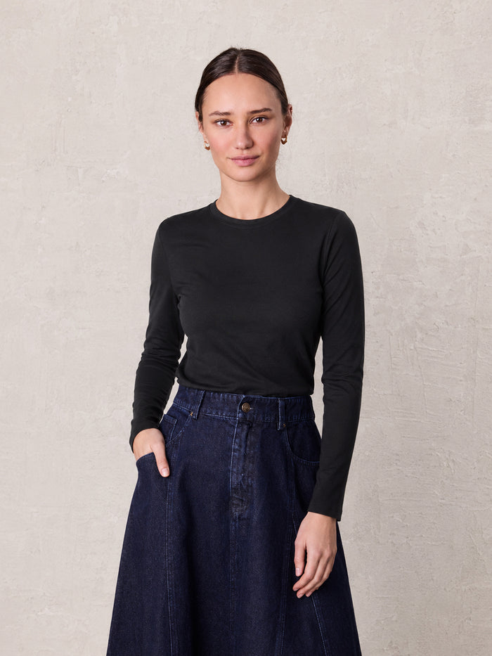 Classic Tee LS-Black