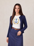Sleeveless Tee-Sailor Emblem