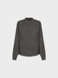 BASIC MOCK NECK TURTLENECK-GREY