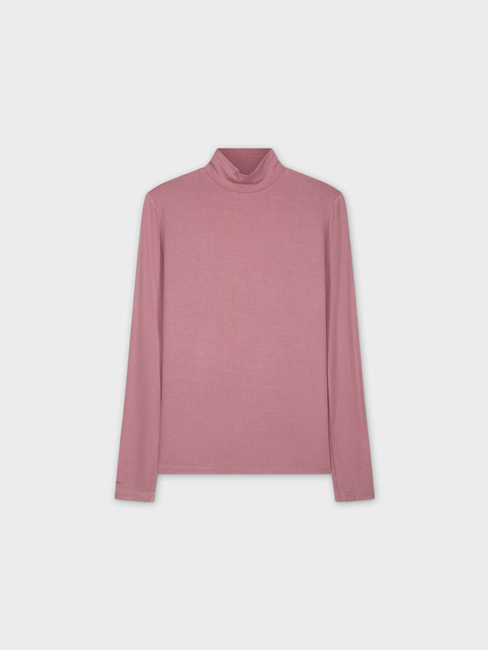 MODAL TURTLENECK LONG SLEEVE-LILAC