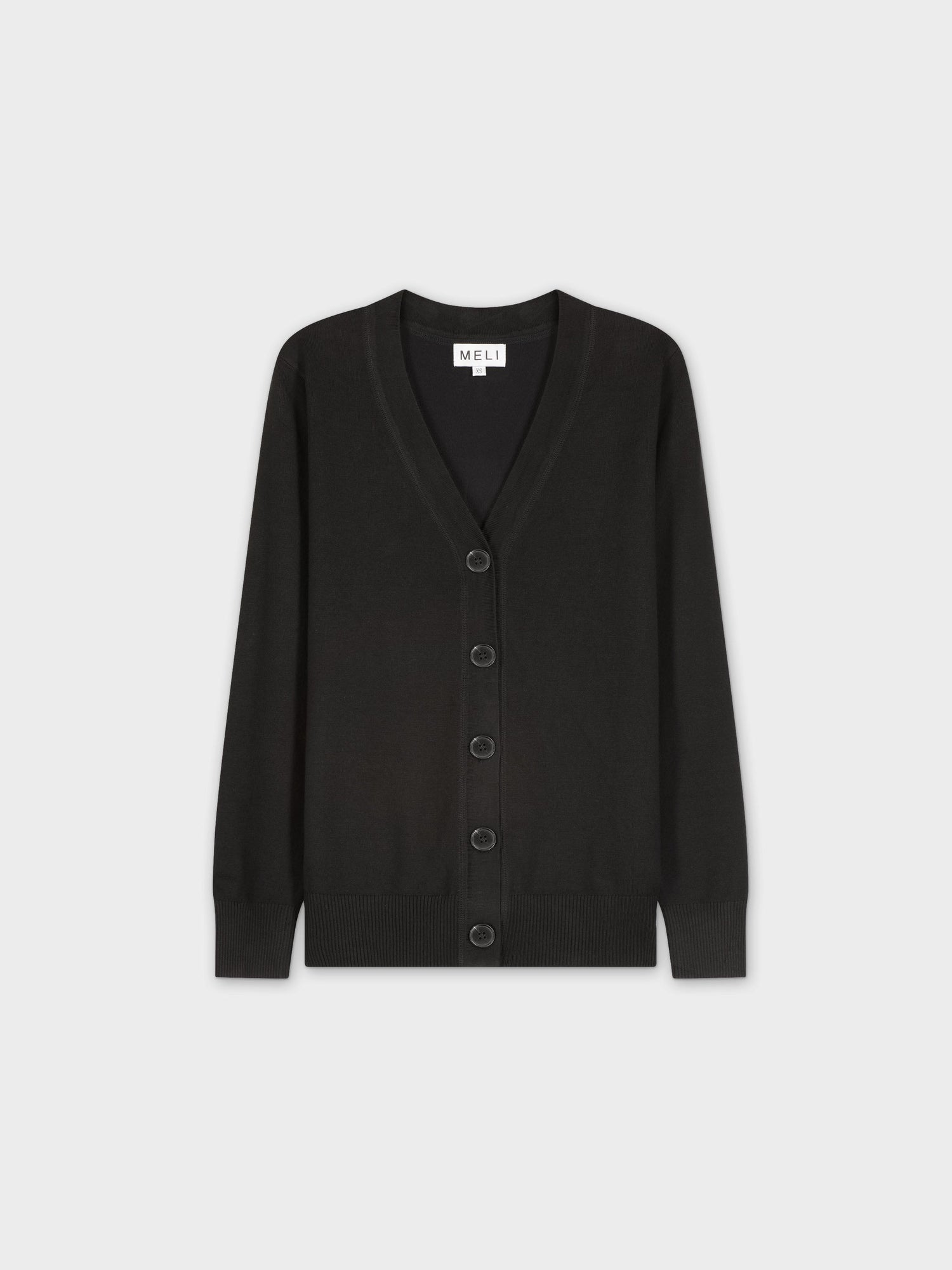 BASIC CARDIGAN-BLACK