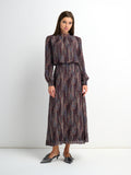 Waist Yoke Dress - Brushed Color