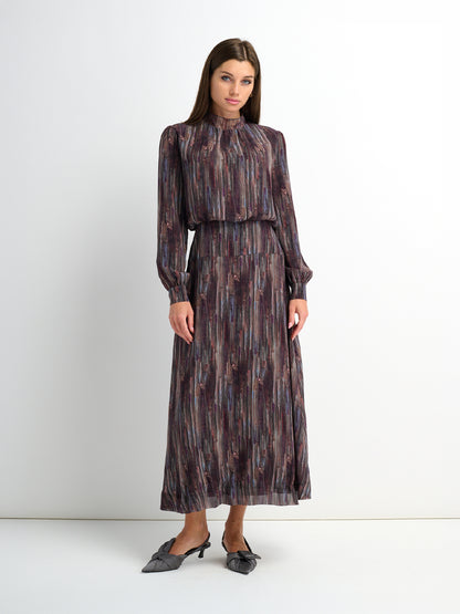 Waist Yoke Dress - Brushed Color