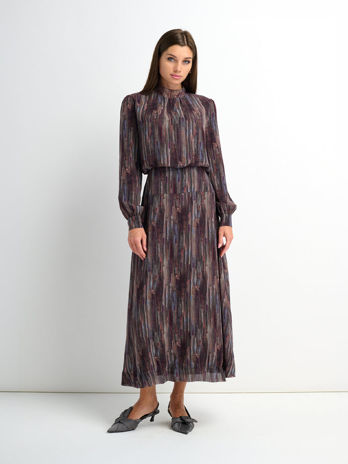 Waist Yoke Dress - Brushed Color