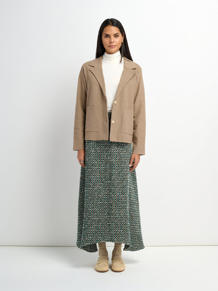 Aline High Low Skirt - Teal