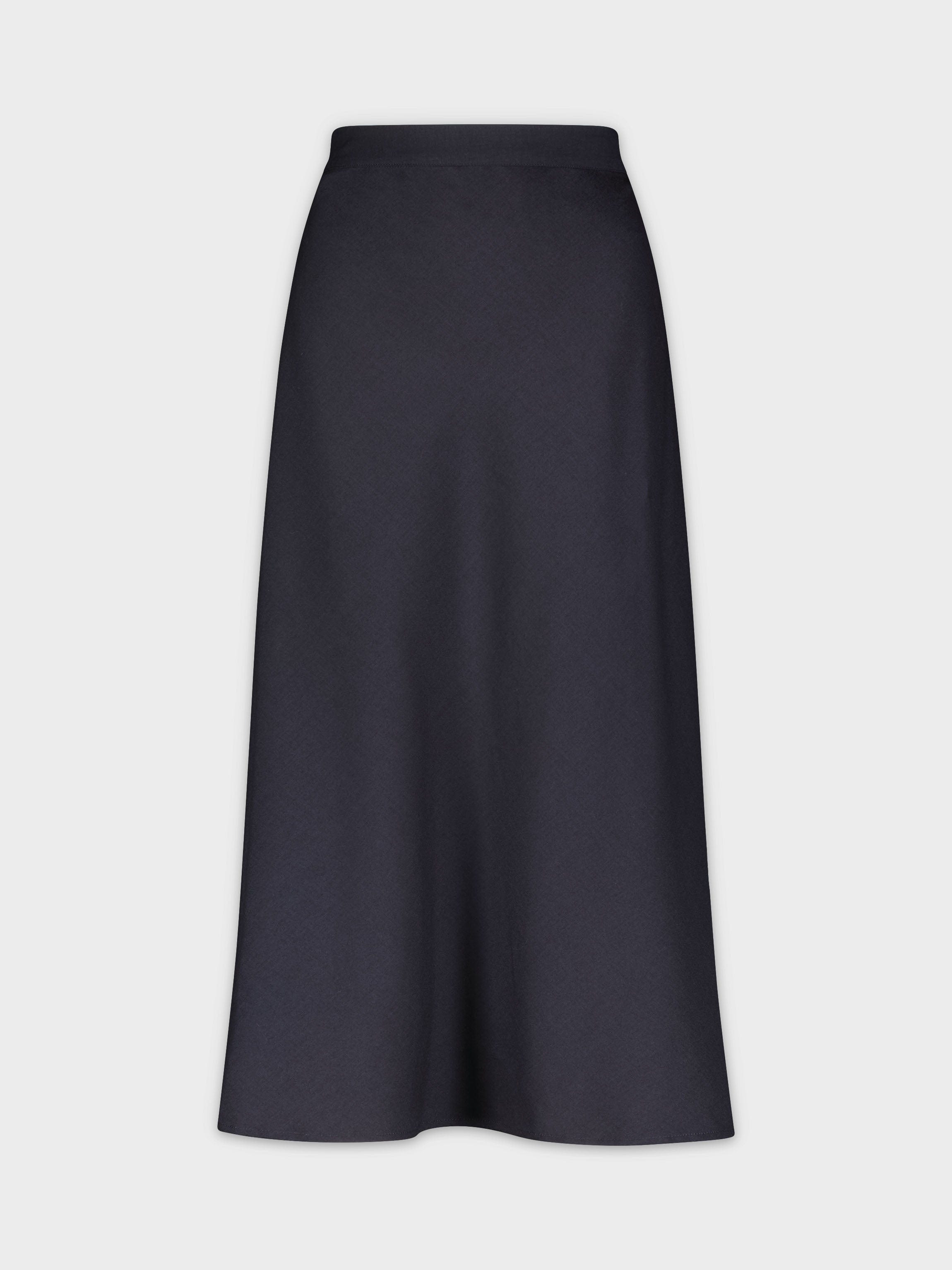 Navy a line skirt hotsell