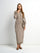 Taupe Pinstripe