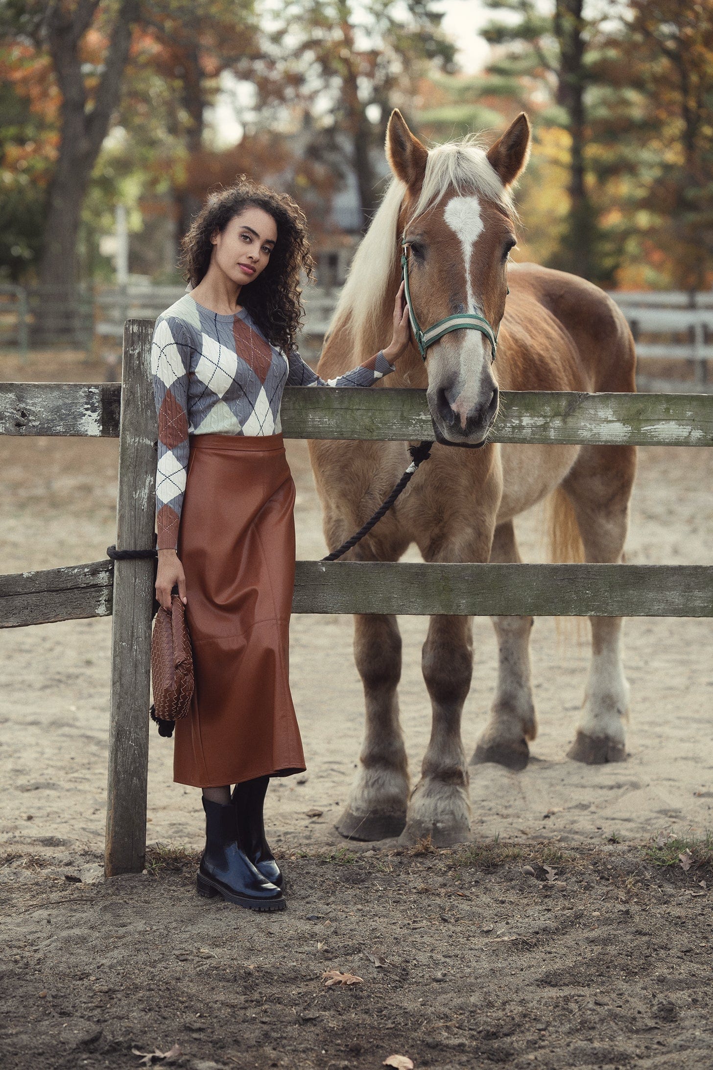 The Leather A-Line Skirt