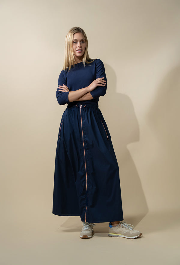 CLASSIC TEE 3Q-NAVY
