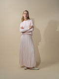 Oversized Rounded Hem T-Shirt-Perfect Pink