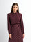 BURGUNDY SMALL POLKA DOT