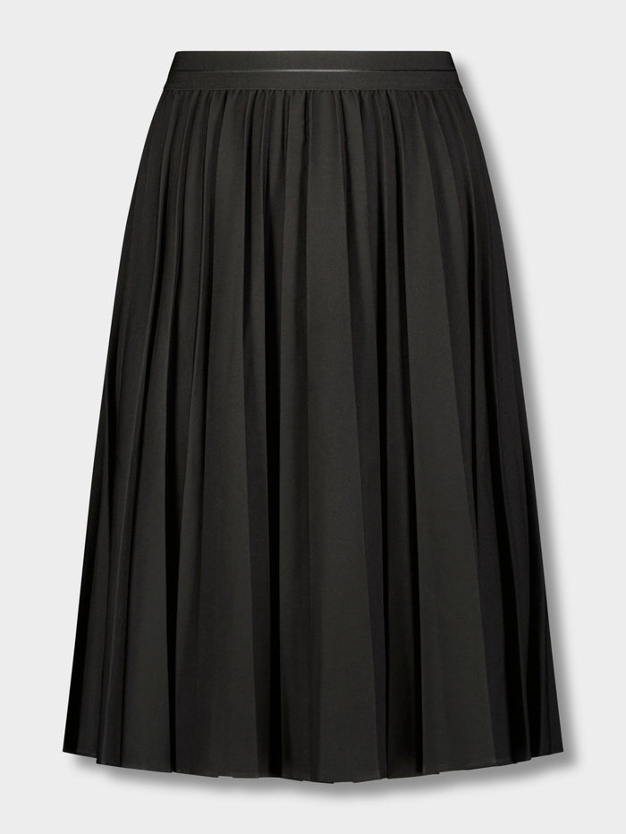 PLEATED SKIRT 27"- BLACK