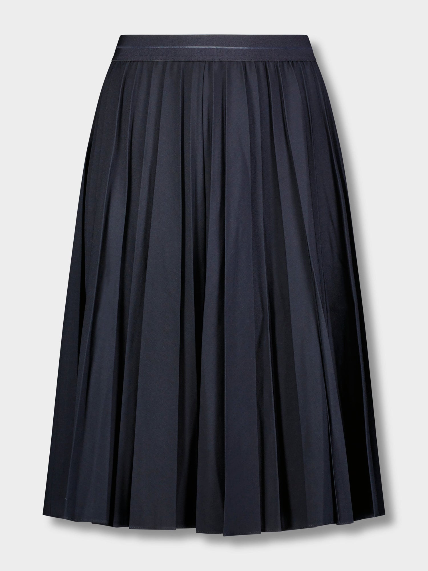 PLEATED SKIRT 27"-NAVY