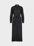 LONG SHIRTDRESS-BLACK DENIM