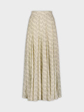 flowy pleated skirt for evening 