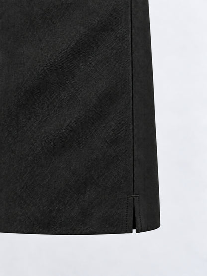 Pencil Skirt-Black